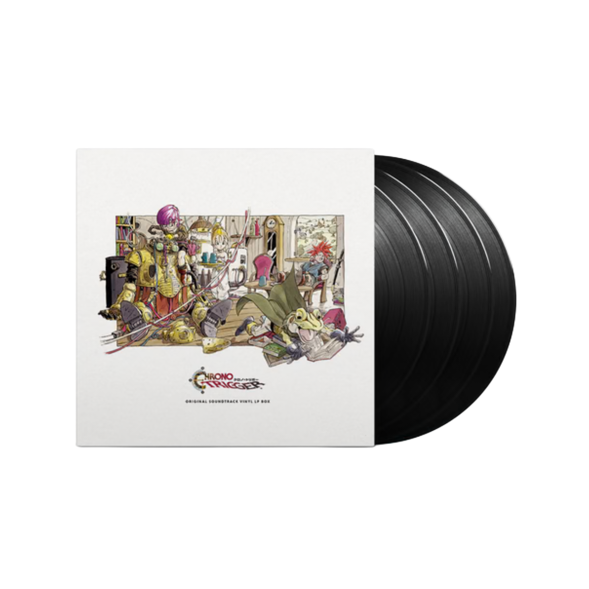 Boxset Yasunori Mitsuda - Chrono Trigger OST (4LP/Deluxe/Aniversario/Limitado/Import)