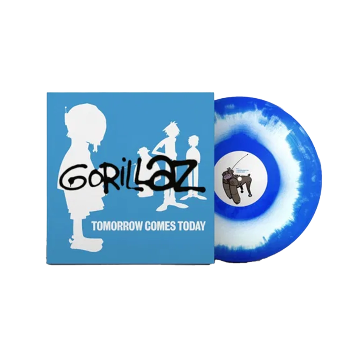 VINILO GORILLAZ - TOMORROW COMES TODAY EP (WHITE & BLUE COLOR IN COLOR VINYL)