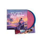 Vinilo Various Artists - Grand Theft Auto VI: The Album (Indie Exclusive/Marble Pink & Blue Vinyl/2LP/Poster)