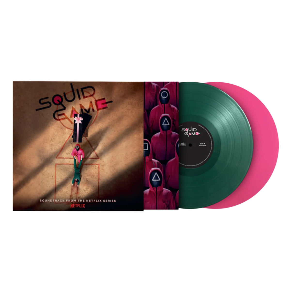 VINILO JUNL JAEIL - THE SQUID GAME (OST) (2LP/LIMITED/GREEN & PINK VINYL)