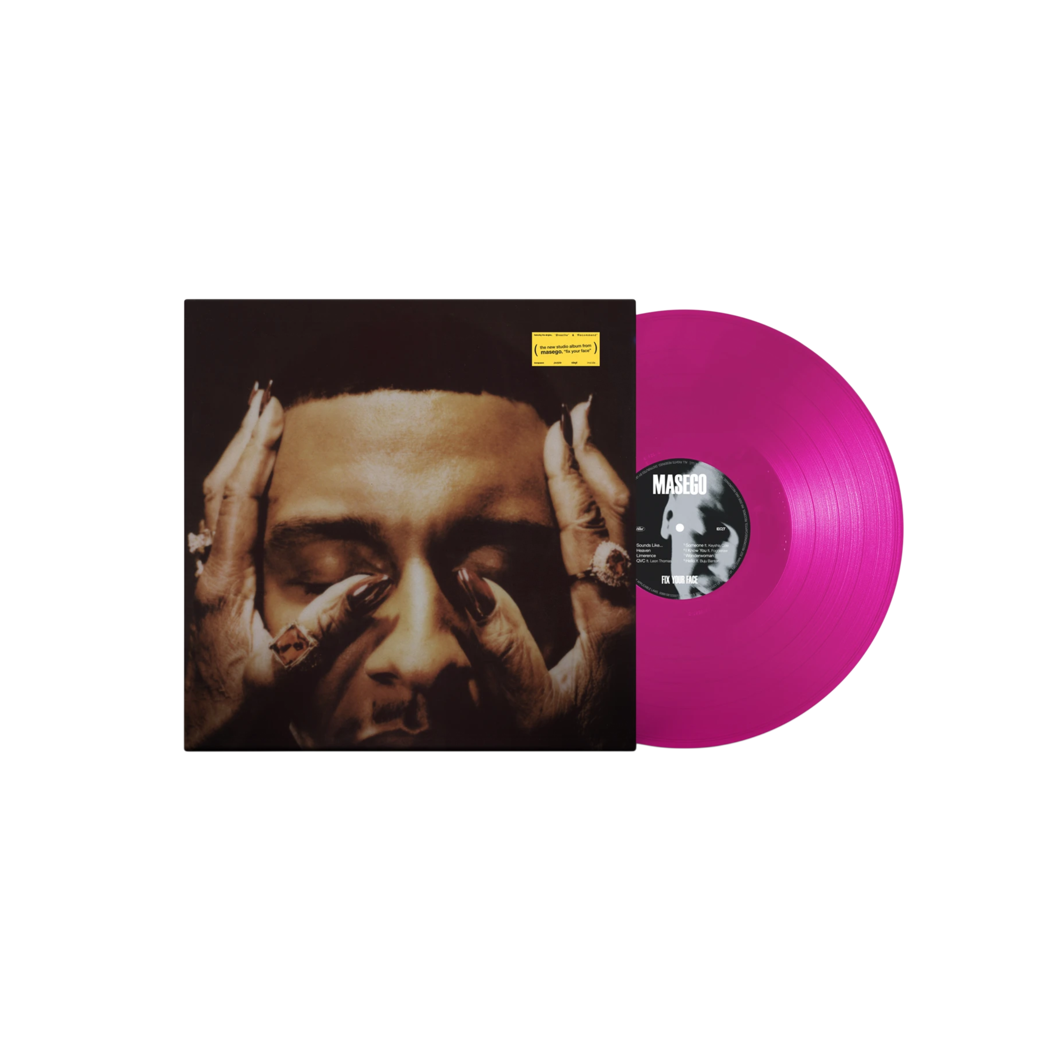 Vinilo Masego - Fix Your Face (Transparent Purple Vinyl)