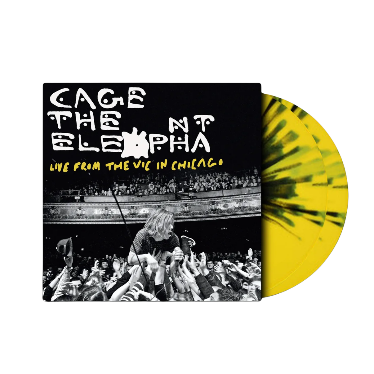 VINILO CAGE THE ELEPHANT - LIVE FROM THE VIC IN CHICAGO (2LP/VIBRANT YELLOW & BLACK SPLATTER VINYL) (RSD BLACK FRIDAY 2025)