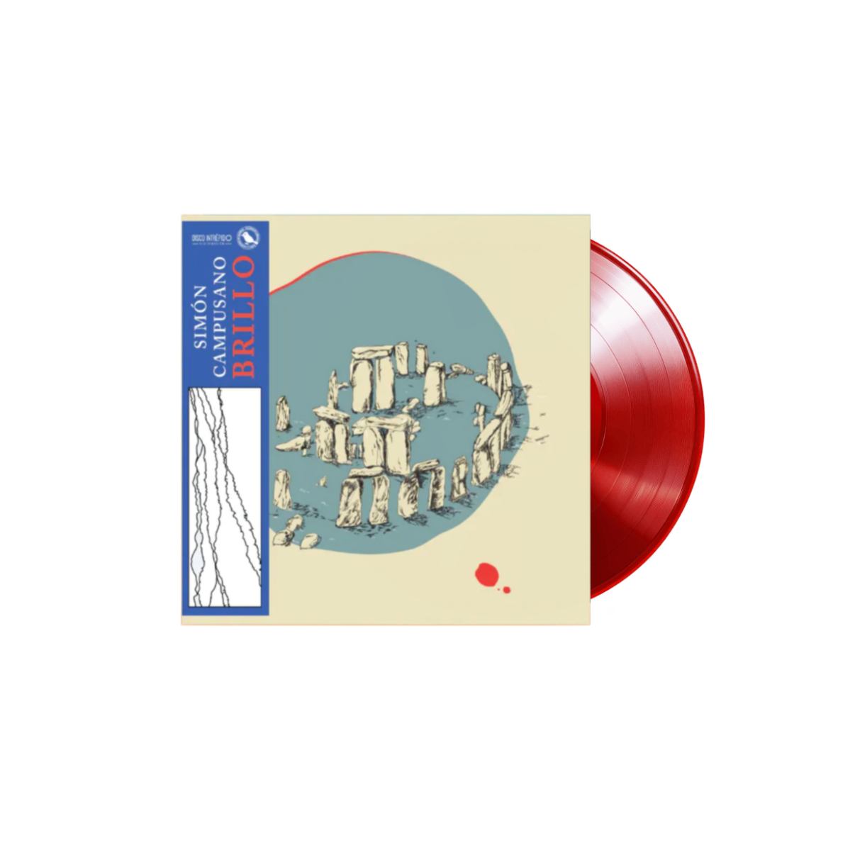 Vinilo Simón Campusano - Brillo (Vinilo Rojo)