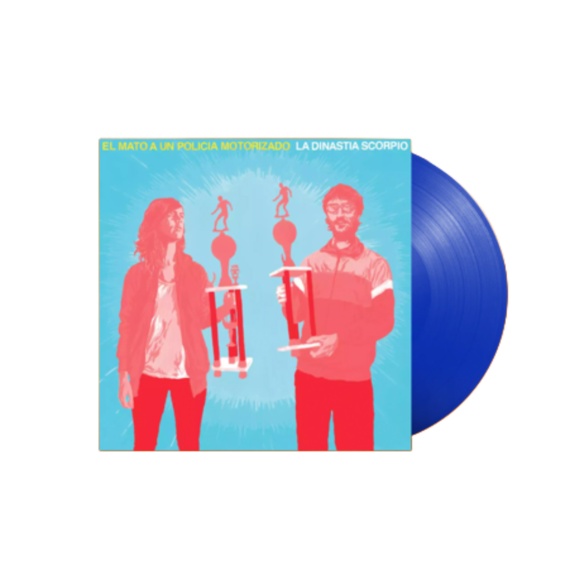 Vinilo El Mató A Un Policía Motorizado - La Dinastía Scorpio (Blue Vinyl)