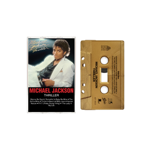 Cassette Michael Jackson - Thriller (Gold Metallic Cassette)