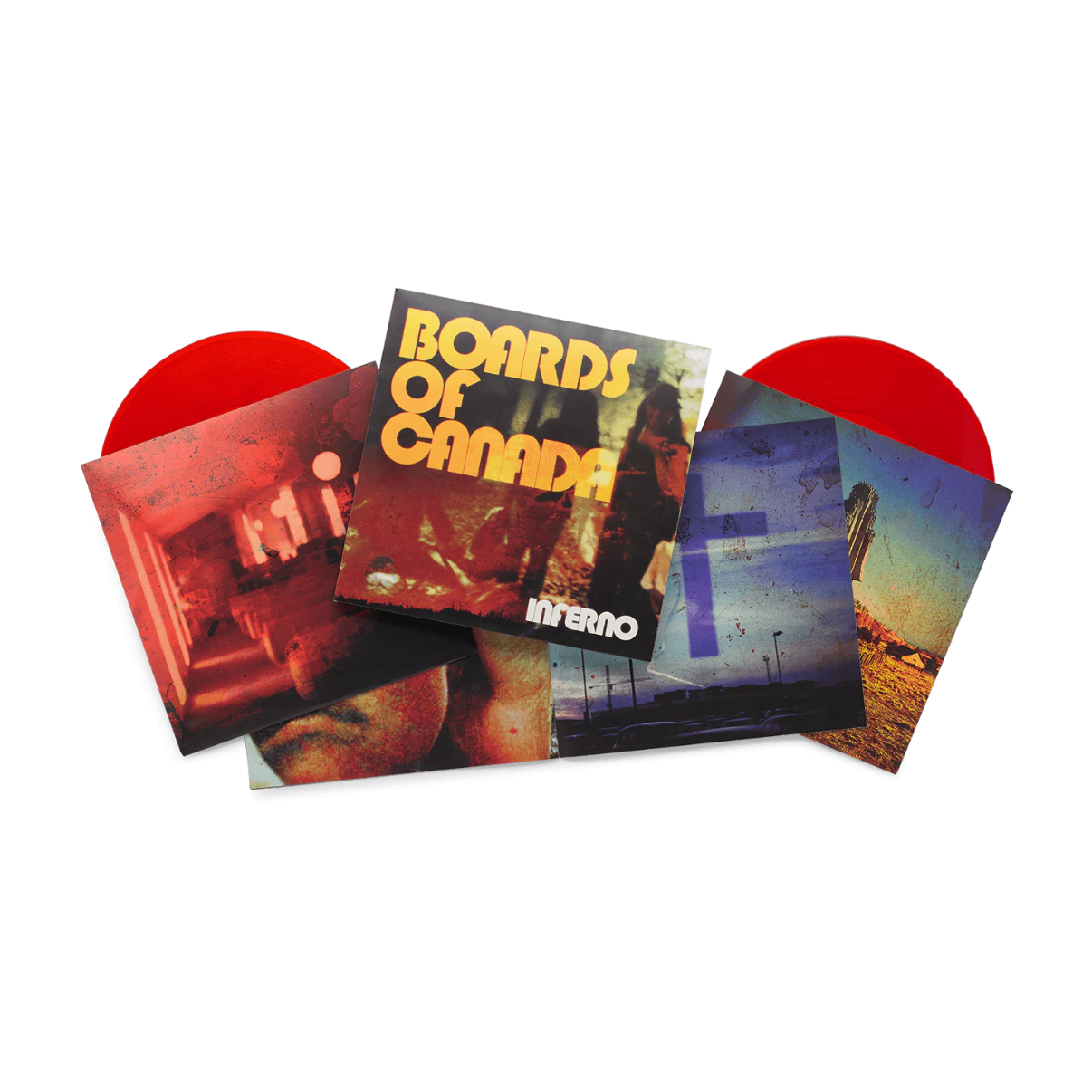 VINILO BOARDS OF CANADA - INFERNO (2LP/DELUXE/TRANSPARENT RED VINYL)