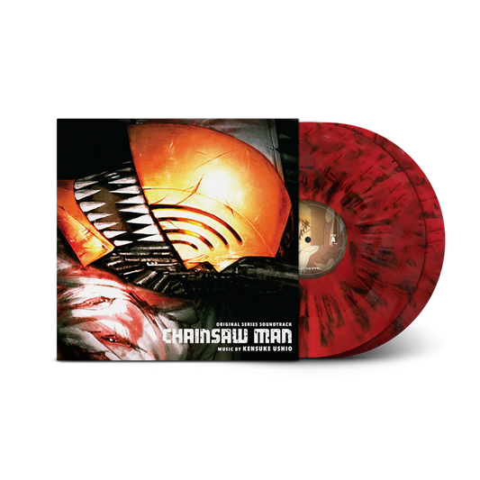 VINILO KENSUKE USHIO - CHAINSAW MAN OST (RED WITH BLACK SPLATTER VINYL/2LP)