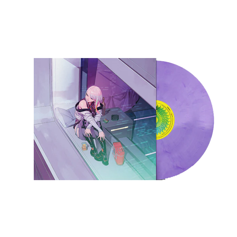 VINILO AKIRA YAMAOKA - CYBERPUNK: EDGERUNNERS (MARBLED PURPLE VINYL/HOLGRAPHIC OBI)