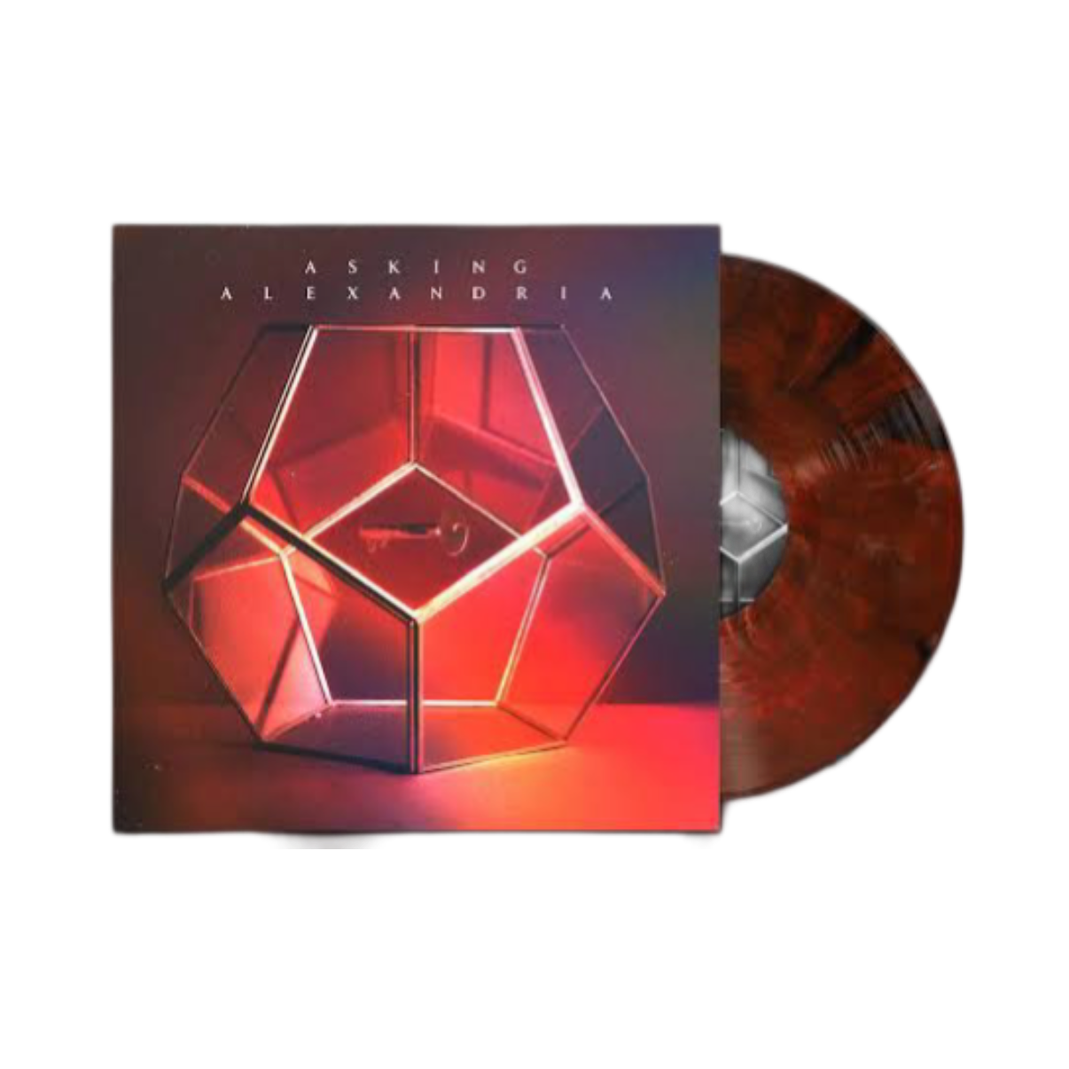 VINILO ASKING ALEXANDRIA - ASKING ALEXANDRIA (2LP/TRANSLUCENT RED WITH BLACK & WHITE MARBLE VINYL) (RSD BLACK FRIDAY 2025)