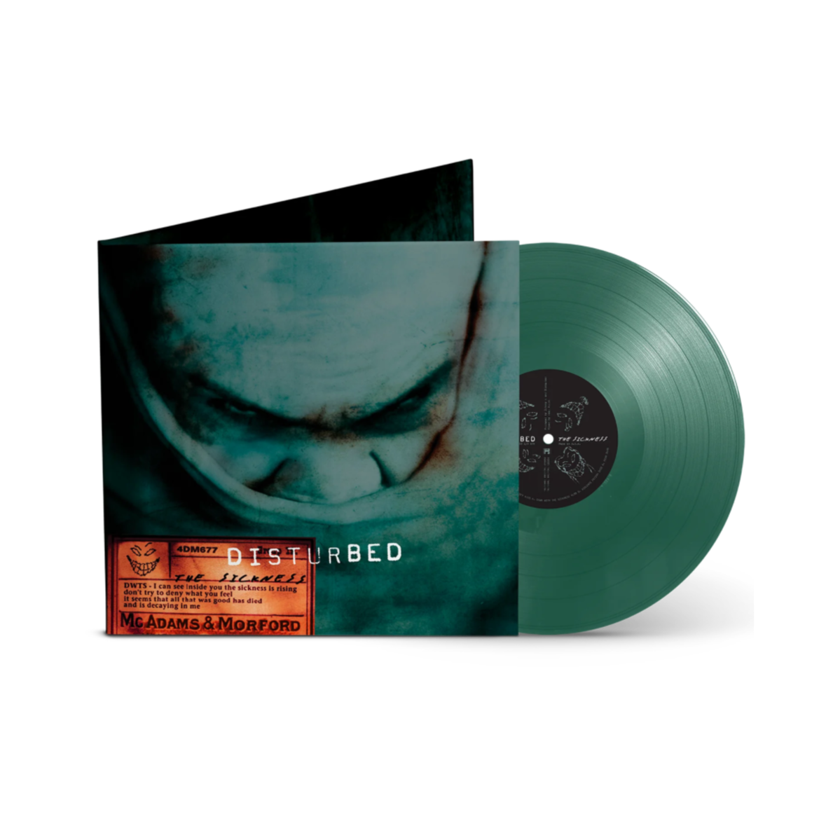 VINILO DISTURBED - SICKNESS (25TH ANNIVERSARY/GREEN VINYL)