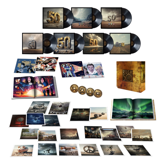 BOXSET RUSH - 50 (SUPER DELUXE/4CD/7LP)