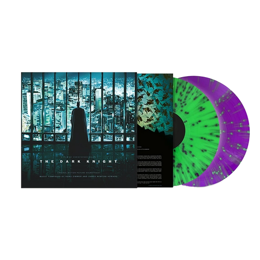 VINILO HANS ZIMMER & JAMES NEWTON HOWARD - THE DARK KNIGHT OST (2LP/NEON GREEN & VIOLET SPLATTER VINYL)