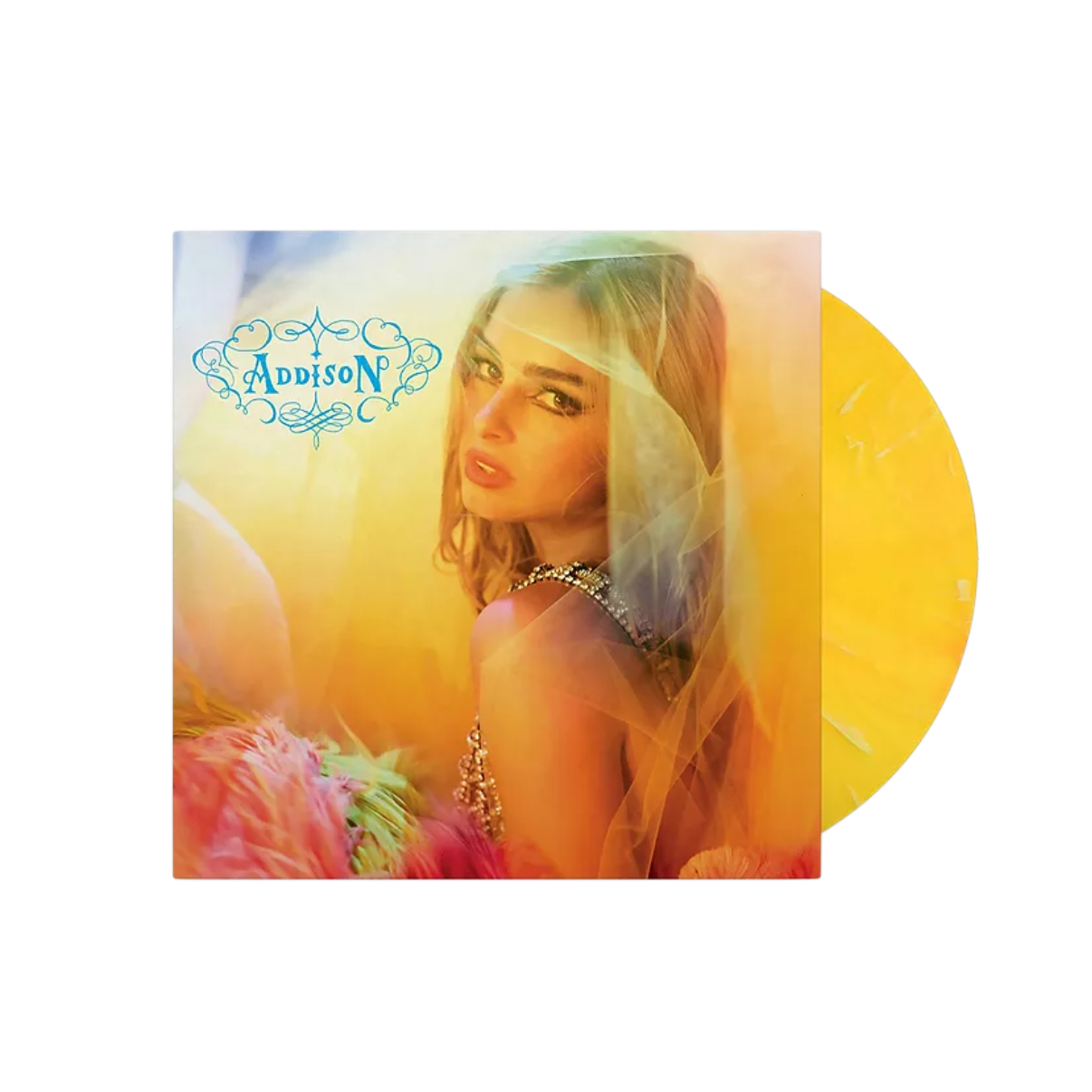 Vinilo Addison Rae - Addison (Yellow Marble Vinyl)