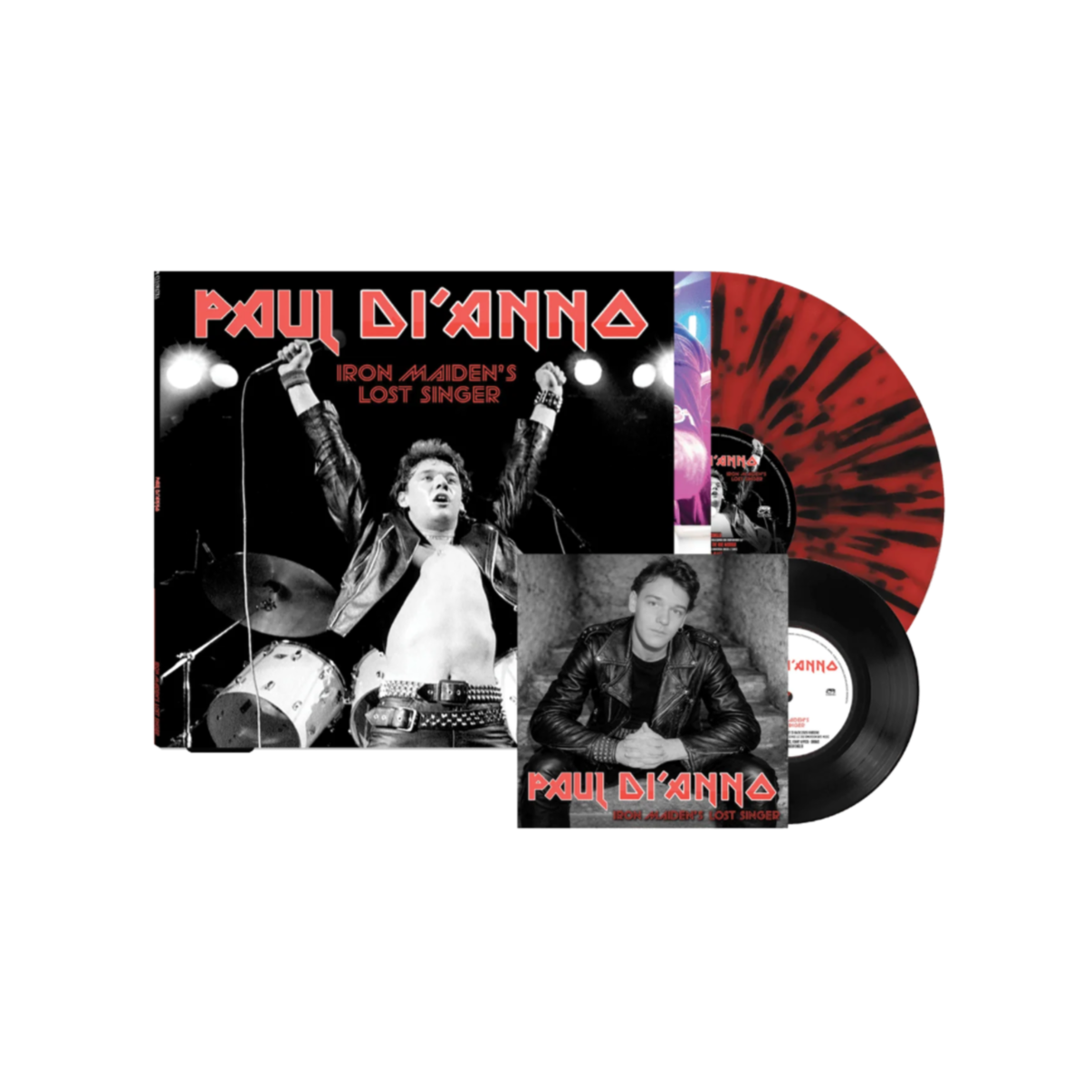 Vinilo Paul Di'Anno - Di'Anno: Iron Maiden's Lost Singer (Red/Black Splatter Vinyl)