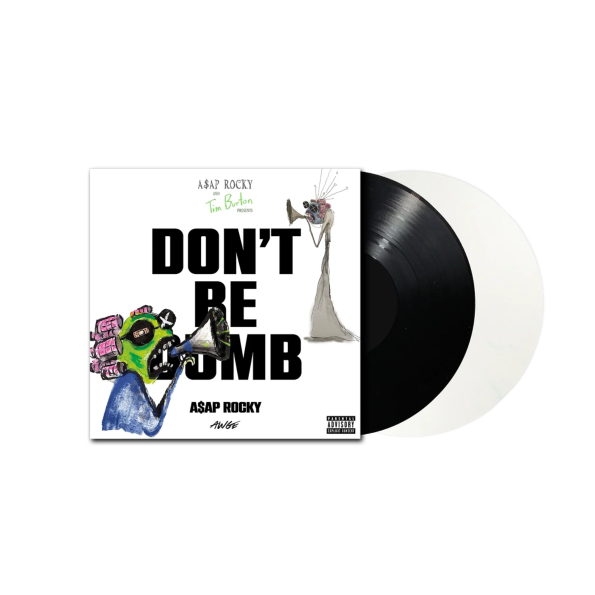 VINILO A$AP ROCKY - DON'T BE DUMB (BLACK/WHITE VINYL/2LP)