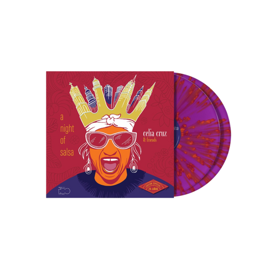 VINILO CELIA CRUZ & FRIENDS - NIGHT OF SALSA (25TH ANNIVERSARY/MAGENTA SPLATTER VINYL/2LP)