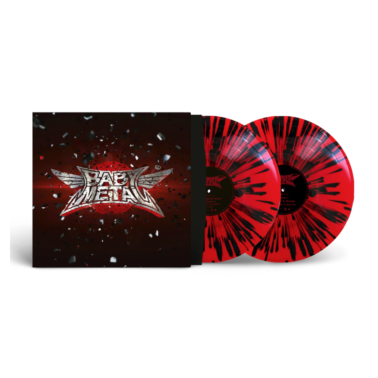 VINILO BABYMETAL - BABYMETAL (RED & BLACK SPLATTER VINYL/2LP)
