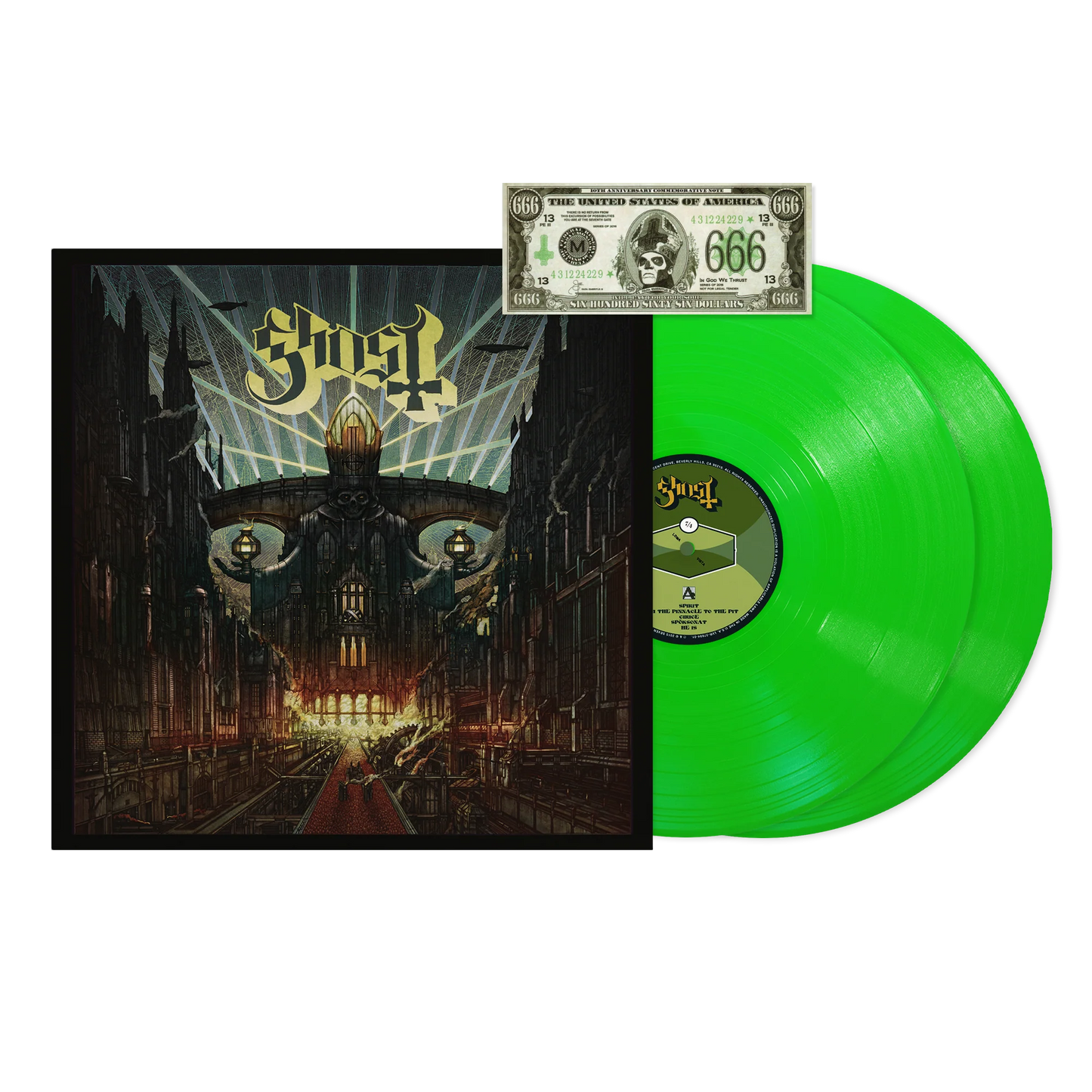 VINILO GHOST - MELIORA DELUXE (10TH ANNIVERSARY/NEON GREEN VINYL/2LP)