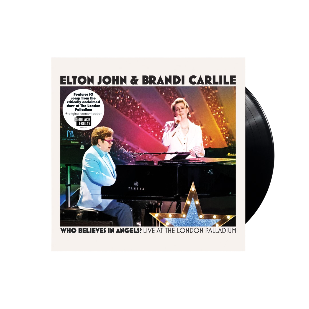 VINILO ELTON JOHN & BRANDI CARLILE - WHO BELIEVES IN ANGELS? (LIVE AT THE LONDON PALLADIUM) (RSD BLACK FRIDAY 2025)
