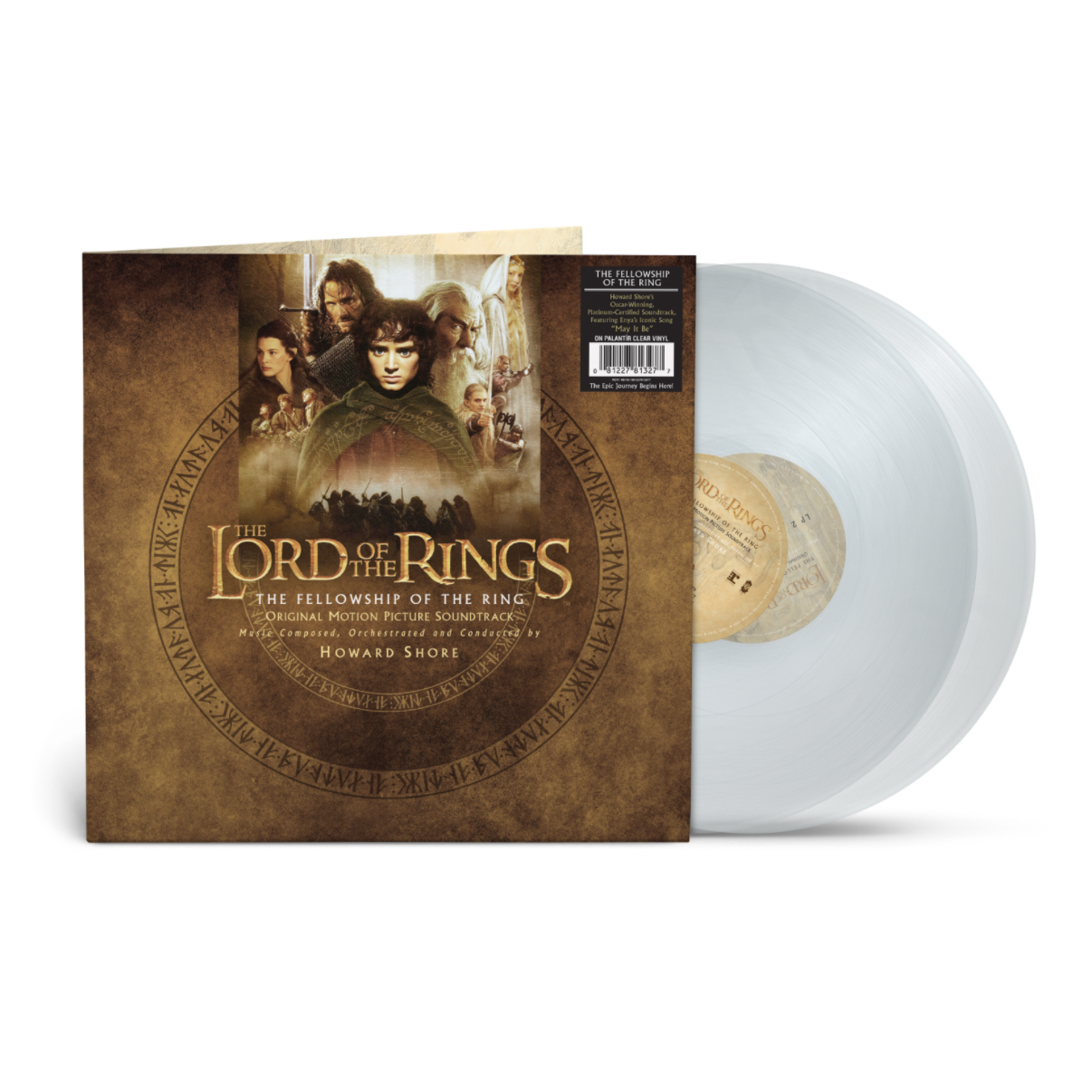 VINILO HOWARD SHORE - THE LORD OF THE RINGS: THE FELLOWSHIP OF THE RING (OST) (2LP/PALANTIR CLEAR VINYL)