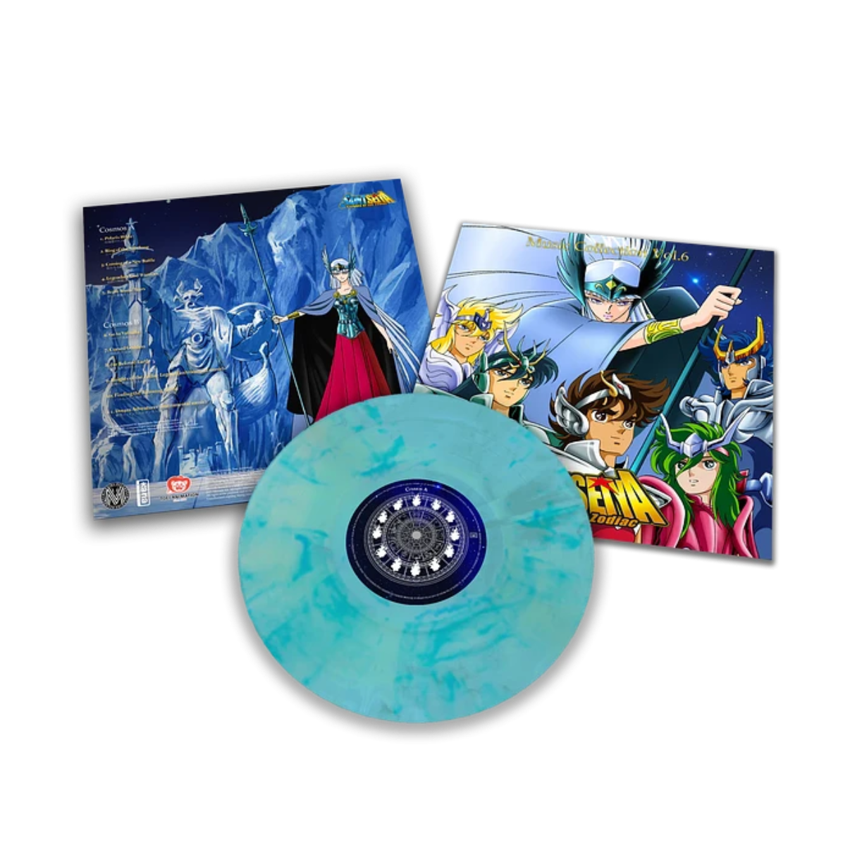 VINILO SEIJI YOKOYAMA - SAINT SEIYA OST (VOLUME 6) (TURQUOISE TRANSPARENT VINYL)
