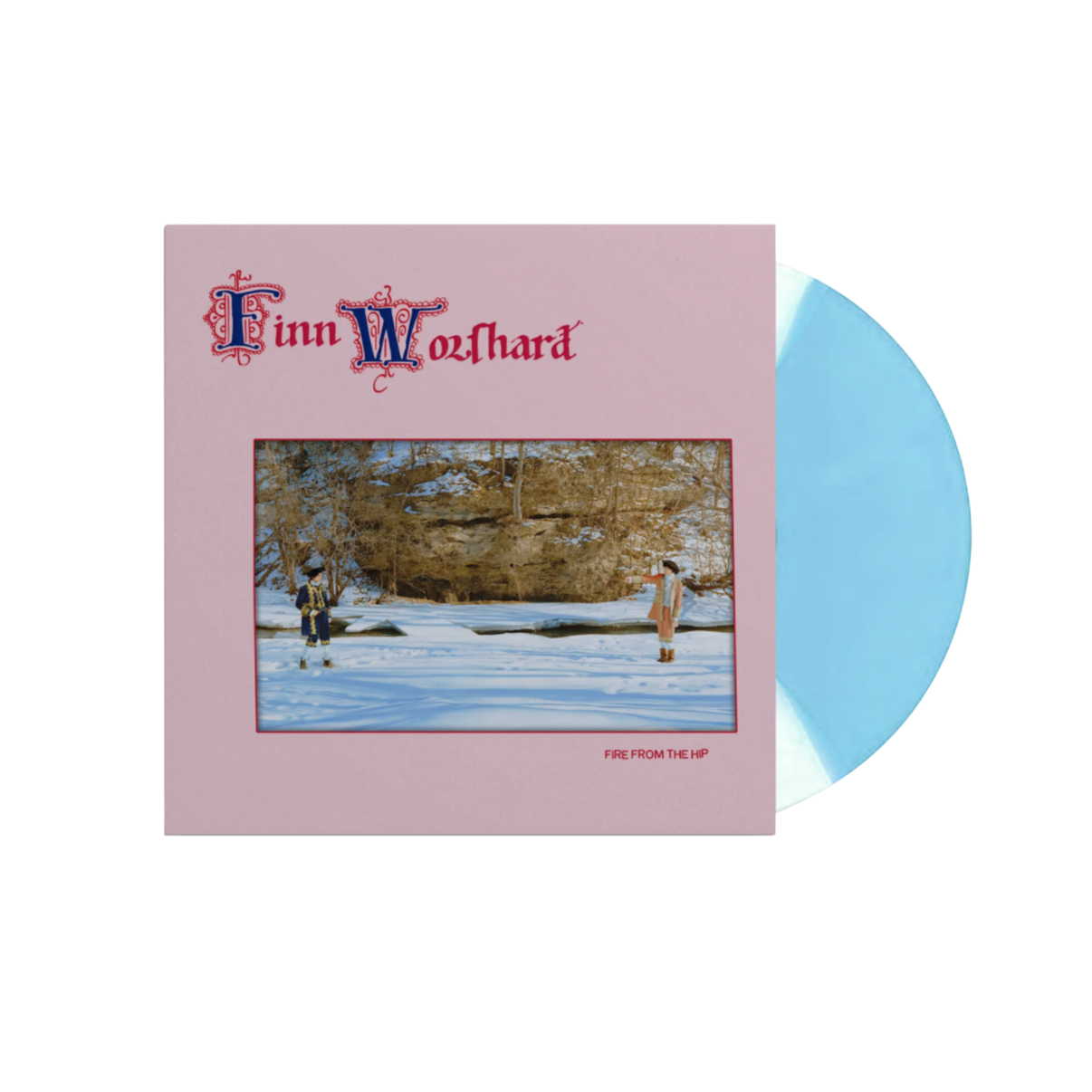 Vinilo Finn Wolfhard - Fire From The Hip (Half Moon/Baby Blue & White Vinyl)