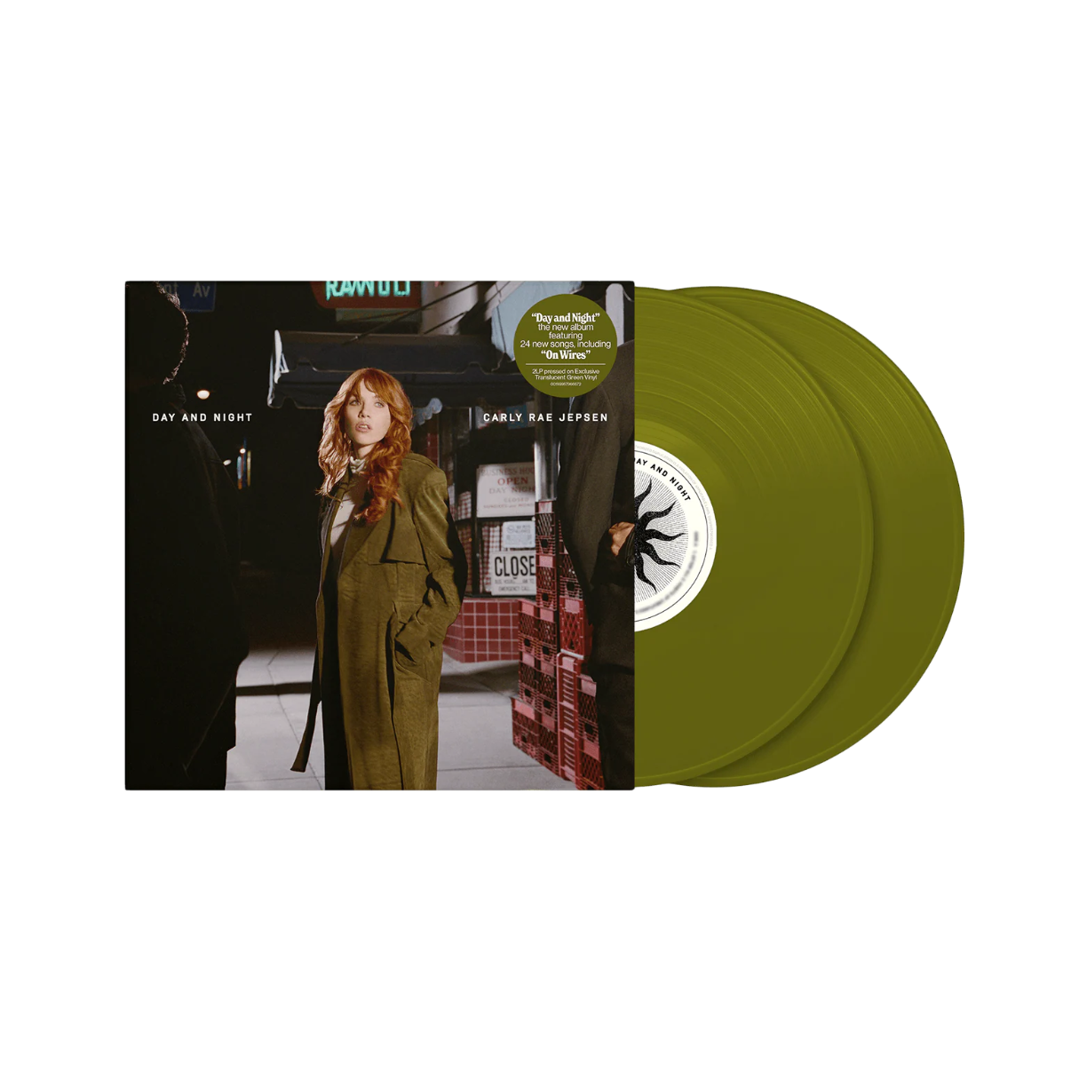 Vinilo Carly Rae Jepsen - Day & Night (Translucent Forest Green Vinyl/2LP) (Indie Exclusive)