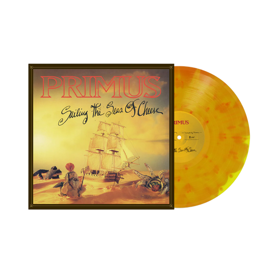 VINILO PRIMUS - SAILING THE SEA OF CHEESE (CHEESE WHEEL VINYL)