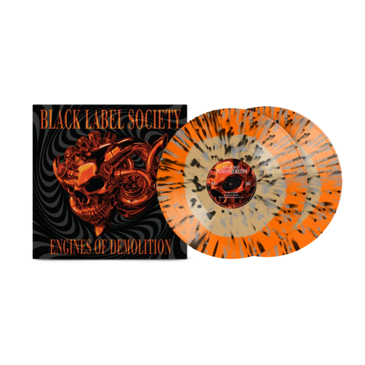 VINILO BLACK LABEL SOCIETY - ENGINES OF DEMOLITION (ORANGE/BLACK SPLATTER VINYL/2LP)