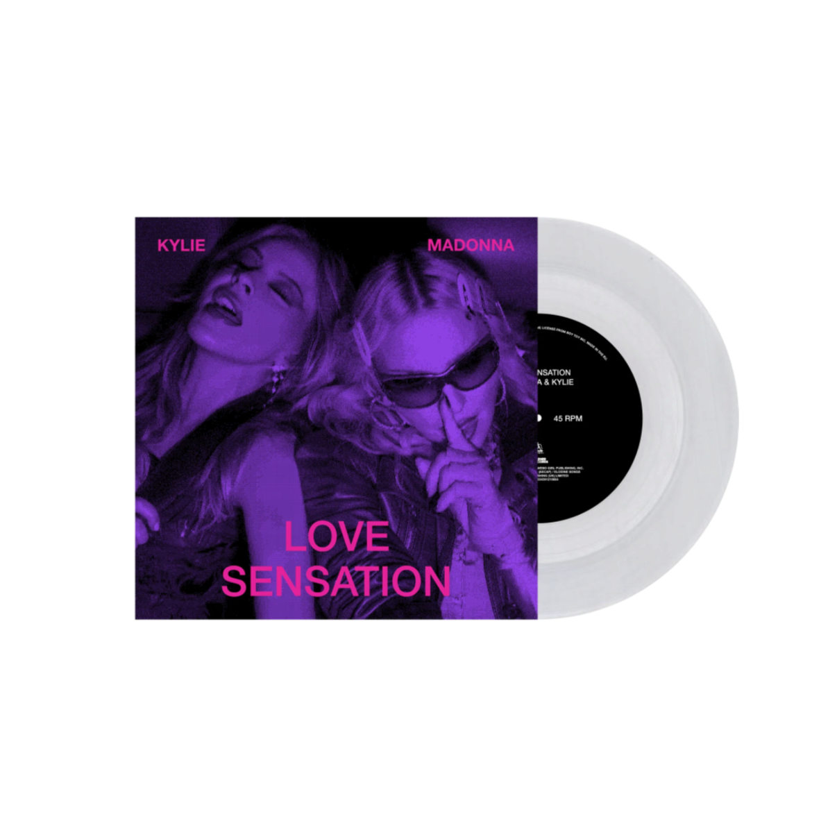 Vinilo Madonna & Kylie Minogue - Love Sensation (Clear Vinyl/7")