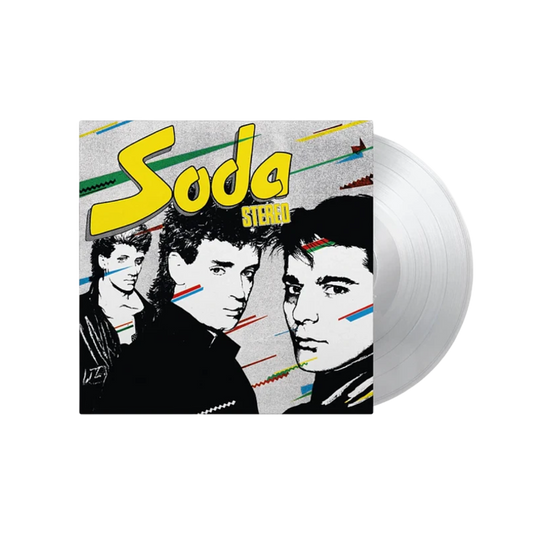 VINILO SODA STEREO - SODA STEREO (NUMBERED/CRYSTAL CLEAR VINYL)