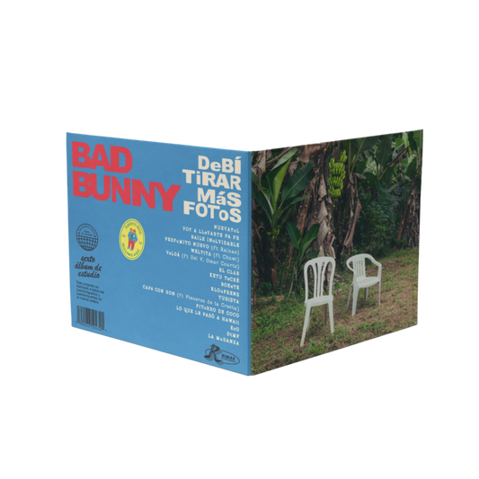 VINILO BAD BUNNY - DEBI TIRAR MAS FOTOS (2LP/BLUE VINYL)