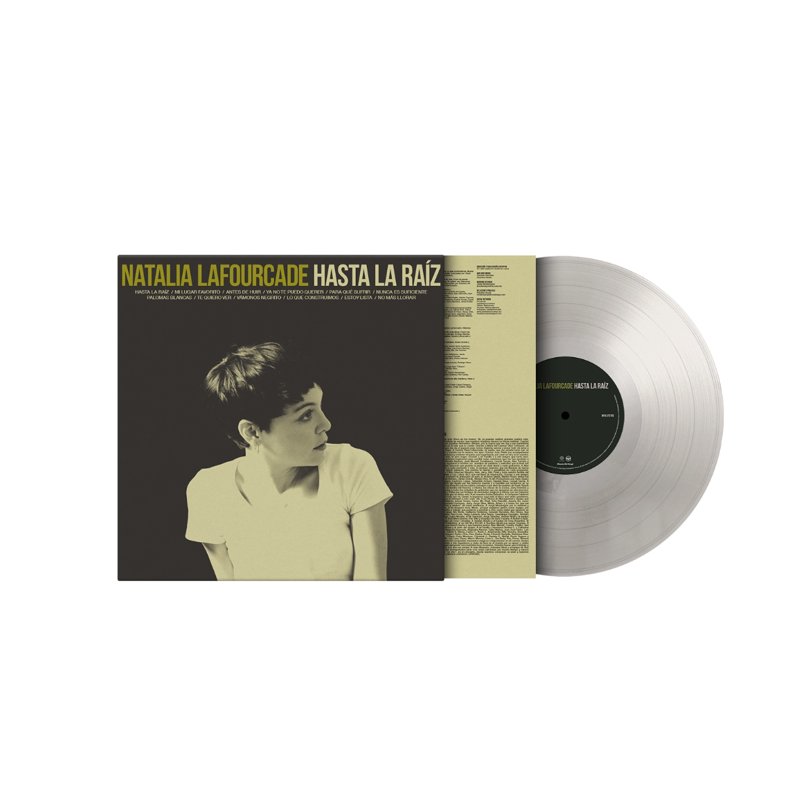 VINILO NATALIA LAFOURCADE - HASTA LA RAIZ (CRYSTAL CLEAR TRANSPARENT VINYL)