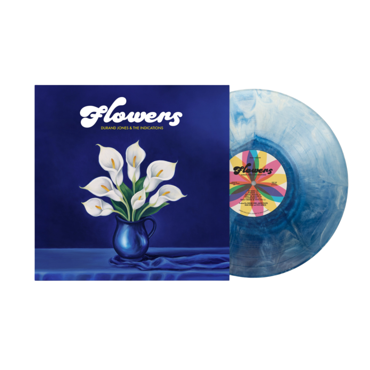 VINILO DURAND JONES & THE INDICATION - FLOWERS (BLUE ICEBERG SPLASH VINYL)