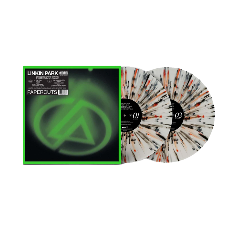 VINILO LINKIN PARK - PAPERCUTS (BLACK & RED SPLATTER VINYL/2LP)