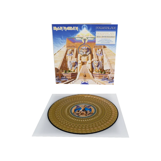 VINILO IRON MAIDEN - POWERSLAVE (40TH ANNIVERSARY EDITION) (ZOETROPE VINYL)