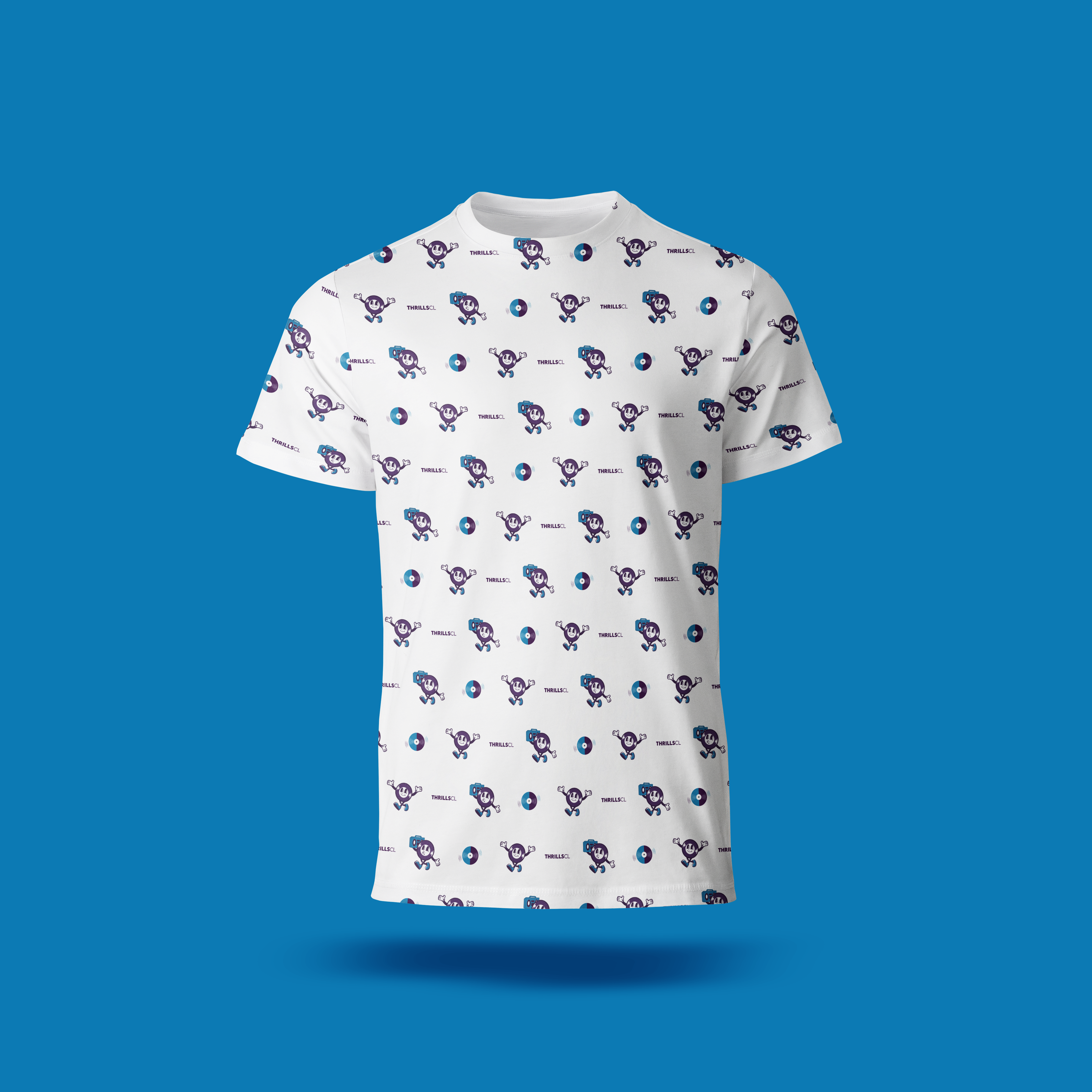 Polera Vinilín Logo Thrills