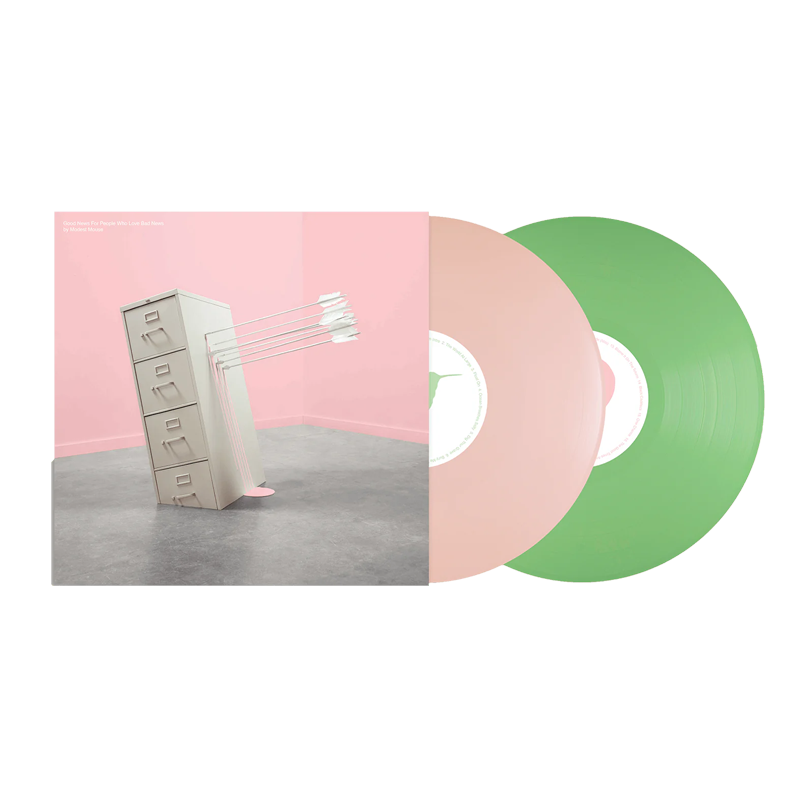 VINILO MODEST MOUSE - GOOD NEWS FOR PEOPLE WHO LOVE BAD NEWS (DELUXE) (2LP/BABY PINK & GREEN)