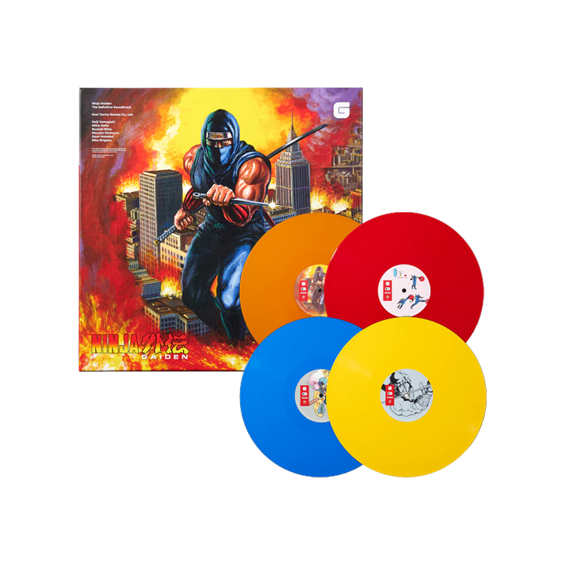 BOXSET KEIJI RAMAGASHI & RYUICHI NITTA - NINJA GAIDEN: THE DEFINITIVE SOUNDTRACK (4 LP/MULTICOLOR) (VINILO)