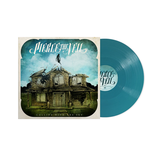 VINILO PIERCE THE VEIL - COLLIDE WITH THE SKY (AQUA COLOR VINYL)