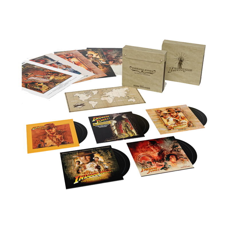 BOXSET JOHN WILLIAMS - INDIANA JONES: THE COMPLETE COLLECTION (10LP)
